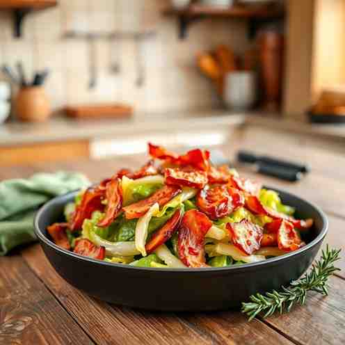 Easy One-Pan Bacon & Cabbage - Healthy Meals at Home